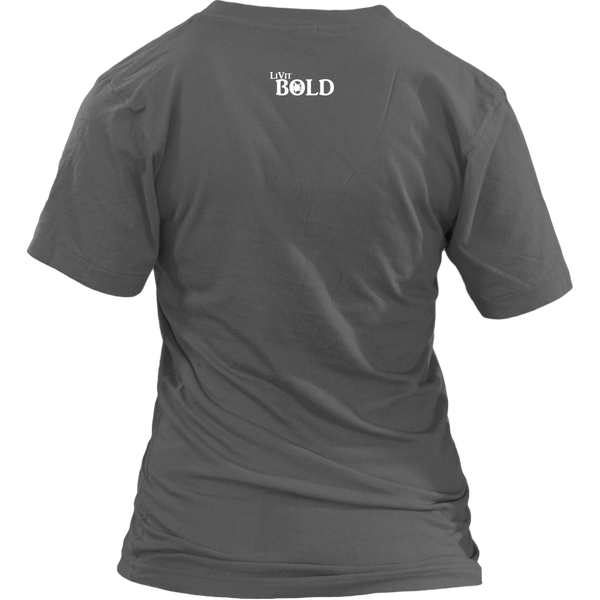 CONFIDENT Front and Back Print Women's Top - 7 Colors - LiVit BOLD - LiVit BOLD
