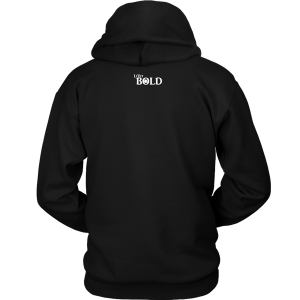CONFIDENT Front and Back Print Unisex Hoodie - 12 Colors - LiVit BOLD - LiVit BOLD