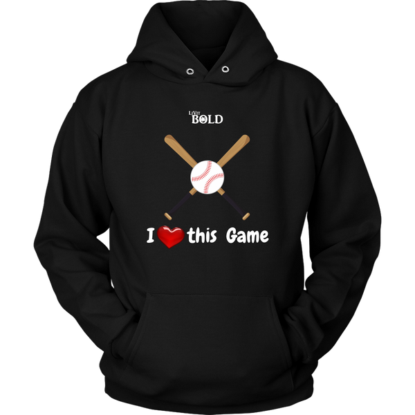 LiVit BOLD Men & Women Hoodie --- I Heart This Game - LiVit BOLD
