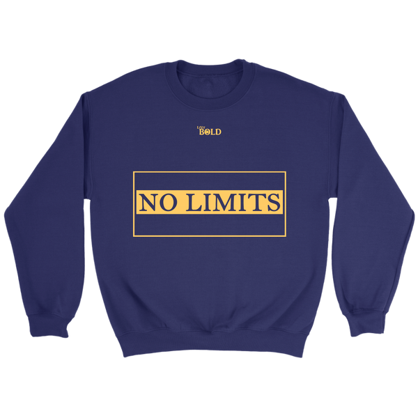 NO LIMITS 2.0 - Unisex Crewneck Sweatshirt - LiVit BOLD - 7 Colors - LiVit BOLD