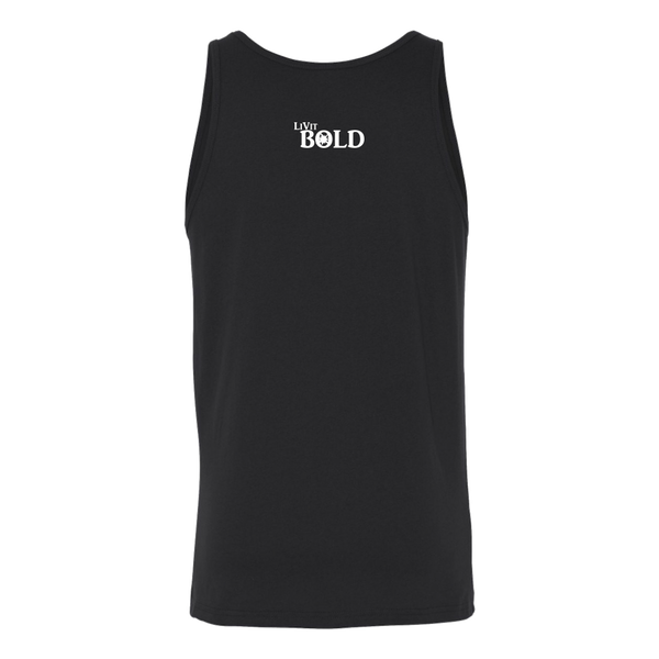 CONFIDENT Front and Back Print Unisex Tank - 4 Colors - LiVit BOLD - LiVit BOLD
