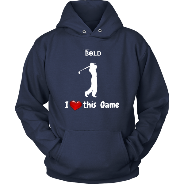 LiVit BOLD Hoodie - I Heart this Game - Golf - LiVit BOLD