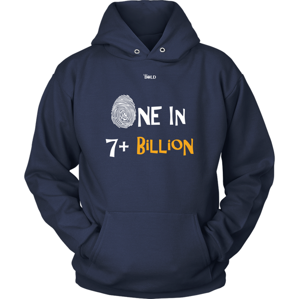 One In 7 Plus Billion - Men's Hoodie - 9 Colors - LiVit BOLD - LiVit BOLD