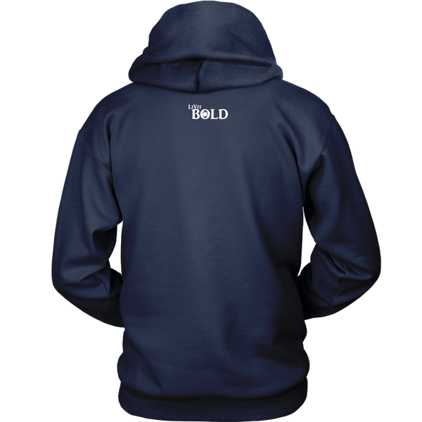 CONFIDENT Front and Back Print Unisex Hoodie - 12 Colors - LiVit BOLD - LiVit BOLD