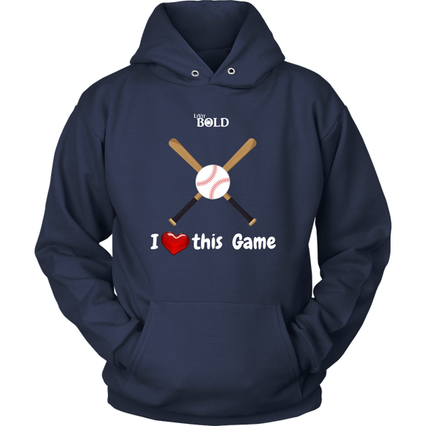 LiVit BOLD Men & Women Hoodie --- I Heart This Game - LiVit BOLD