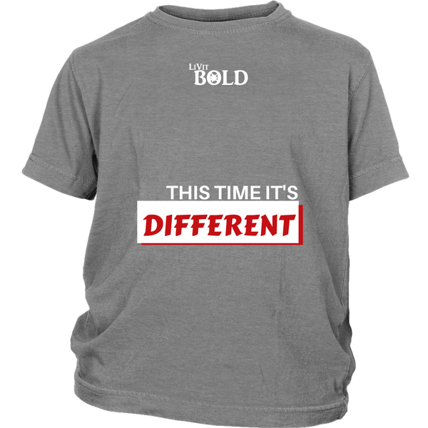 This Time It's Different Youth T-Shirt  - LiVit BOLD - 4 Colors - LiVit BOLD