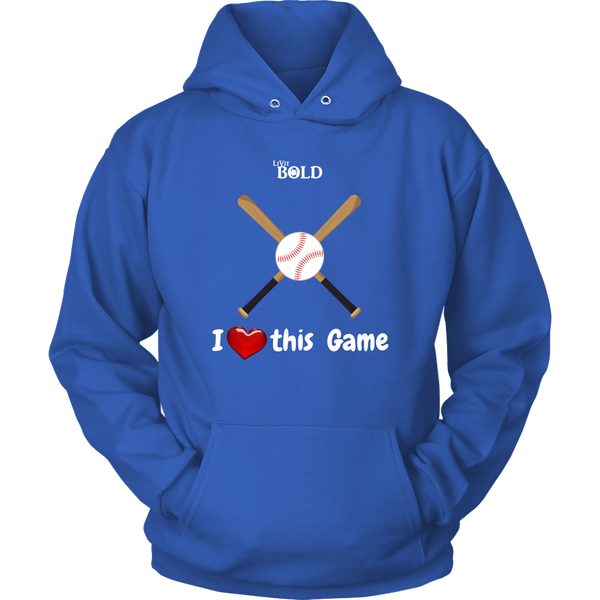 LiVit BOLD Men & Women Hoodie --- I Heart This Game - LiVit BOLD