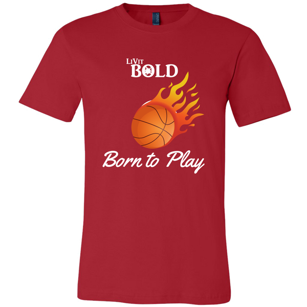 LiVit BOLD Men's - Born to Play - Shirt - Basketball Collection - LiVit BOLD