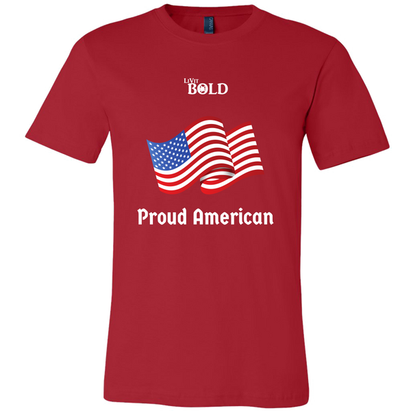 LiVit BOLD Canvas Men's Shirt - Proud American - LiVit BOLD