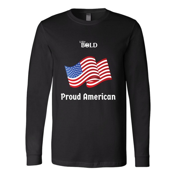 LiVit BOLD Canvas Long Sleeve Shirt - Proud American - LiVit BOLD
