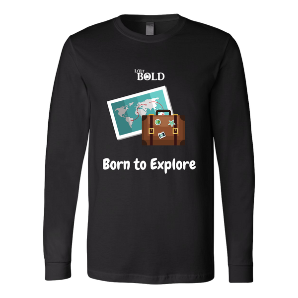 LiVit BOLD Canvas Long Sleeve Shirt - Born to Explore - LiVit BOLD