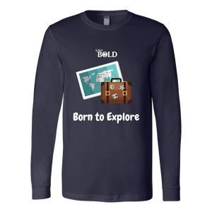LiVit BOLD Canvas Long Sleeve Shirt - Born to Explore - LiVit BOLD