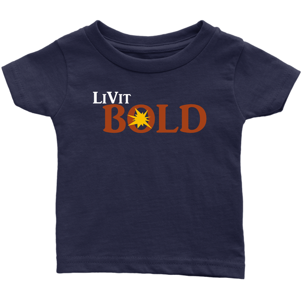 LiVit BOLD Infant T-Shirt - Wht - LiVit BOLD