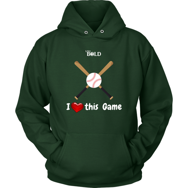 LiVit BOLD Men & Women Hoodie --- I Heart This Game - LiVit BOLD