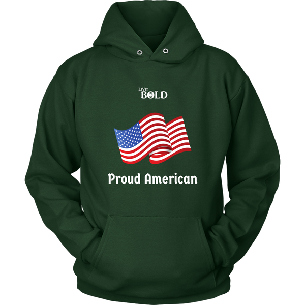LiVit BOLD Hoodies for Men & Women - Proud American - LiVit BOLD