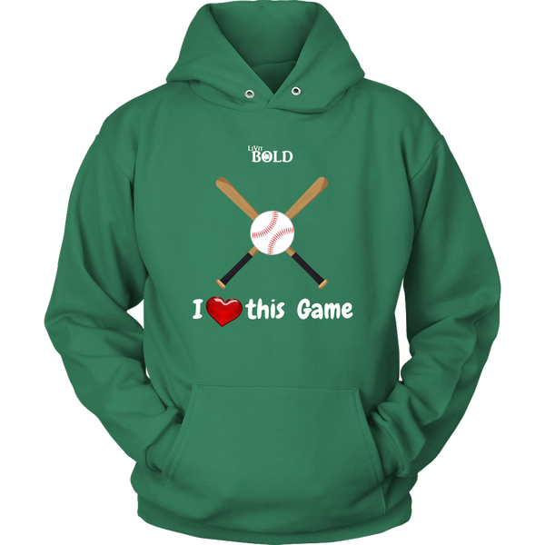 LiVit BOLD Men & Women Hoodie --- I Heart This Game - LiVit BOLD