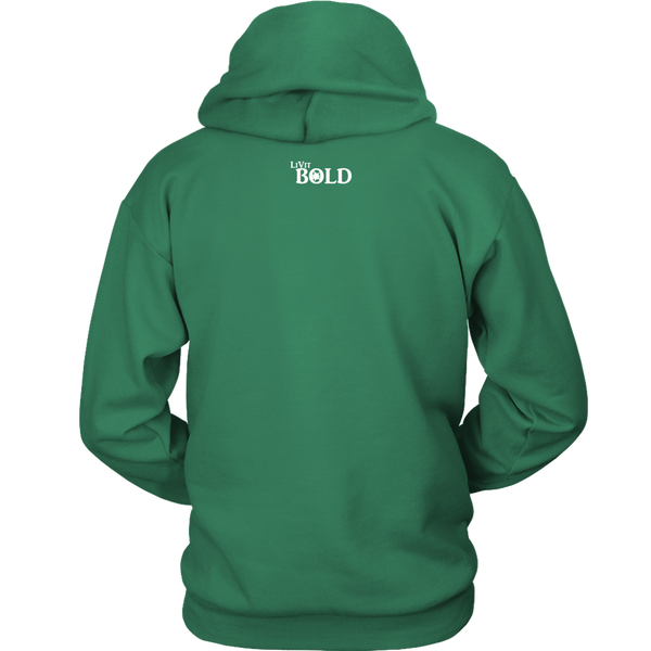 CONFIDENT Front and Back Print Unisex Hoodie - 12 Colors - LiVit BOLD - LiVit BOLD