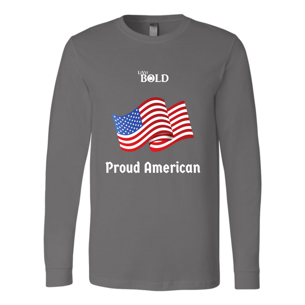 LiVit BOLD Canvas Long Sleeve Shirt - Proud American - LiVit BOLD