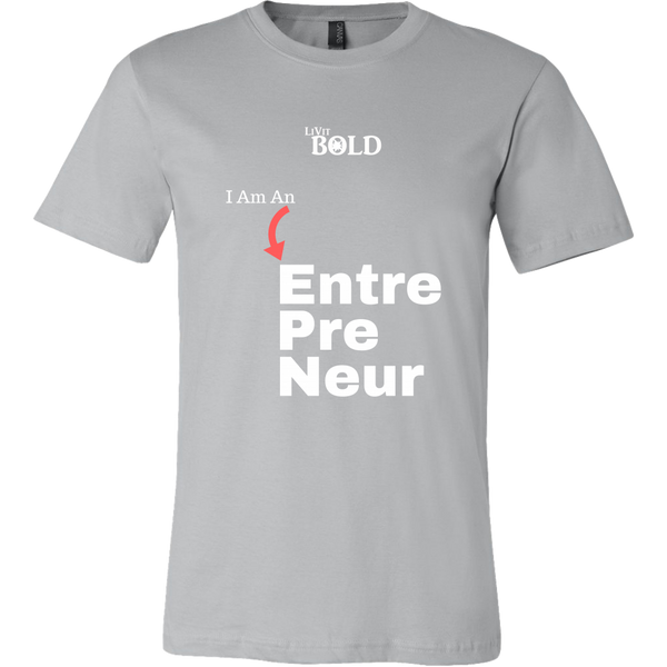LiVit BOLD Canvas Men's Shirt - I am an Entrepreneur - LiVit BOLD