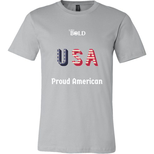 LiVit BOLD Canvas Men's Shirt - Proud American - LiVit BOLD