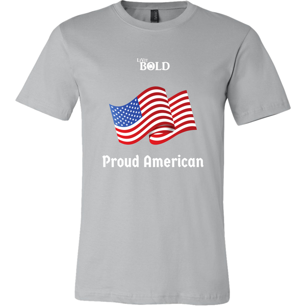 LiVit BOLD Canvas Men's Shirt - Proud American - LiVit BOLD