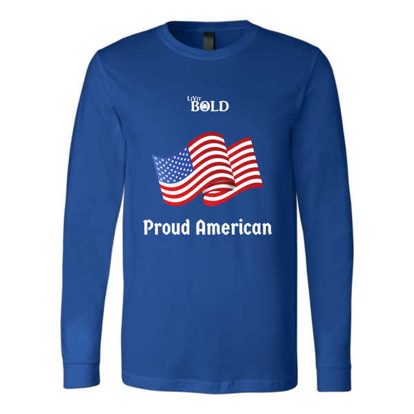 LiVit BOLD Canvas Long Sleeve Shirt - Proud American - LiVit BOLD