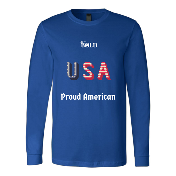 LiVit BOLD Canvas Long Sleeve Shirt - Proud American - LiVit BOLD