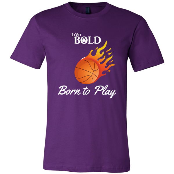 LiVit BOLD Men's - Born to Play - Shirt - Basketball Collection - LiVit BOLD
