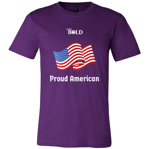 LiVit BOLD Canvas Men's Shirt - Proud American - LiVit BOLD