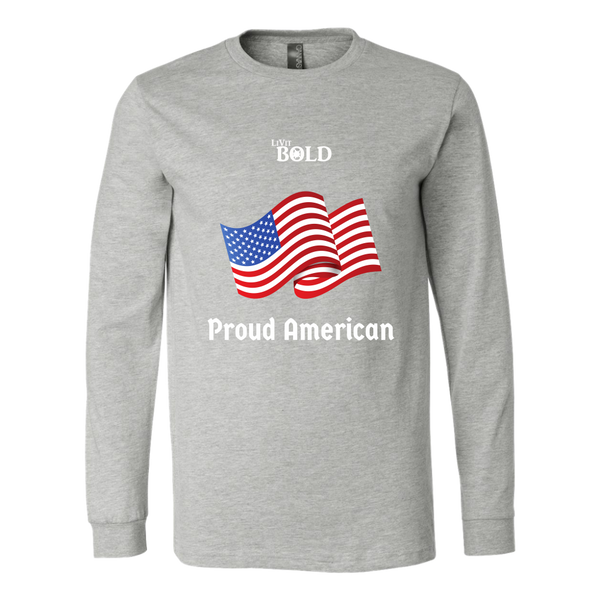 LiVit BOLD Canvas Long Sleeve Shirt - Proud American - LiVit BOLD