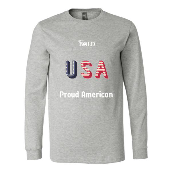 LiVit BOLD Canvas Long Sleeve Shirt - Proud American - LiVit BOLD