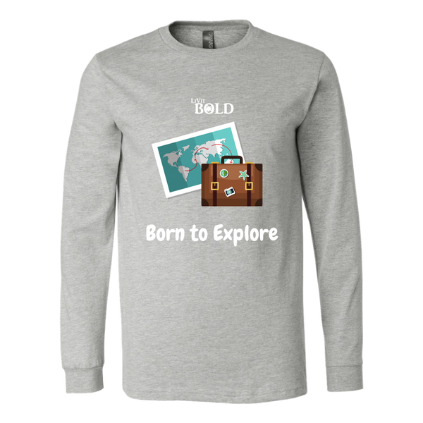 LiVit BOLD Canvas Long Sleeve Shirt - Born to Explore - LiVit BOLD