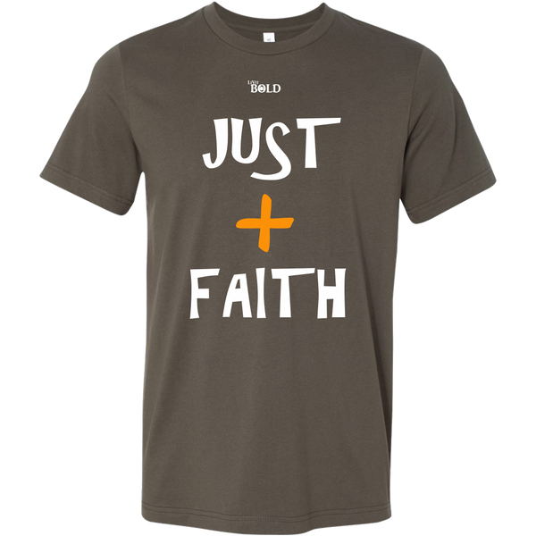 Just Add Faith Men's T-Shirt - LiVit BOLD - 17 Colors - LiVit BOLD