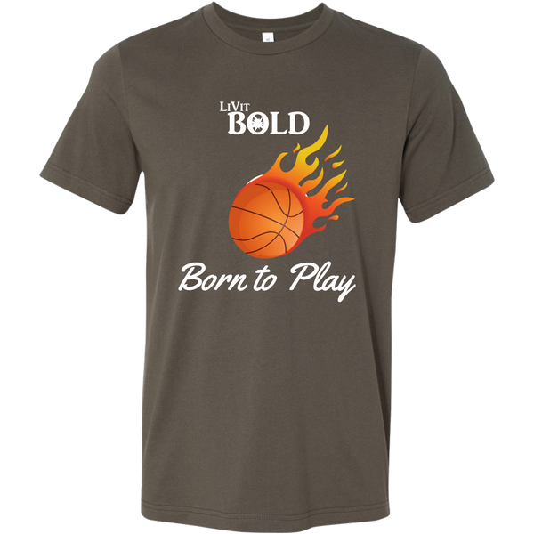 LiVit BOLD Men's - Born to Play - Shirt - Basketball Collection - LiVit BOLD