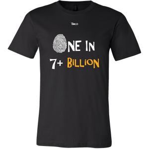 One In 7 Plus Billion - Men's T-Shirt - 15 Colors - LiVit BOLD - LiVit BOLD