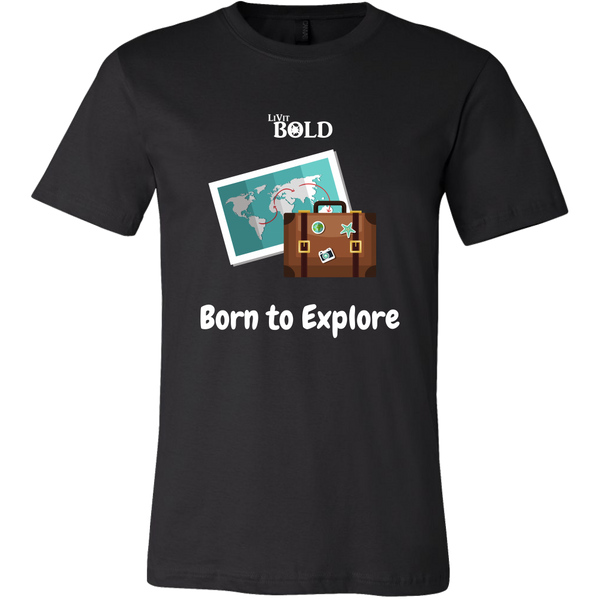 LiVit BOLD Canvas Men's Shirt - Born to Explore - LiVit BOLD