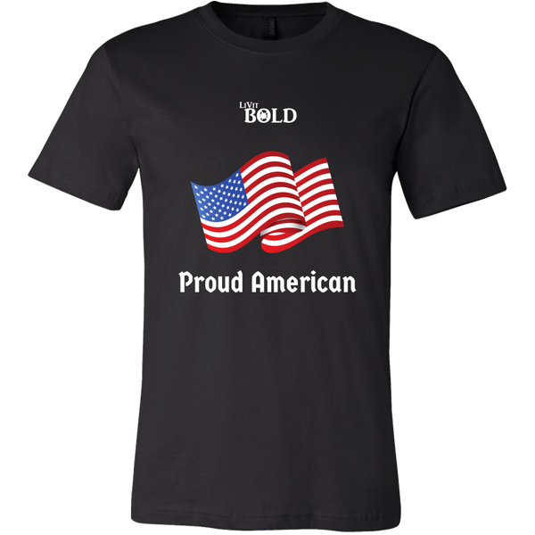 LiVit BOLD Canvas Men's Shirt - Proud American - LiVit BOLD