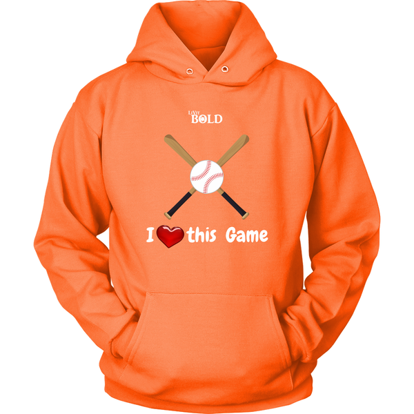 LiVit BOLD Men & Women Hoodie --- I Heart This Game - LiVit BOLD