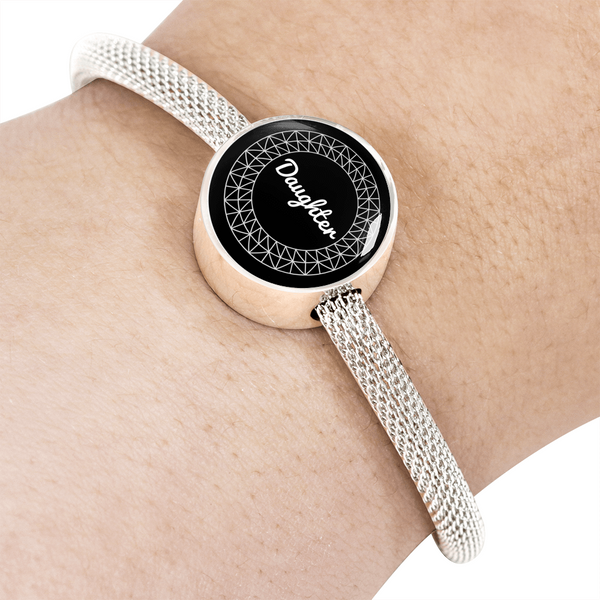 LiVit BOLD "Daughter" Circle Charm Bracelet - LiVit BOLD