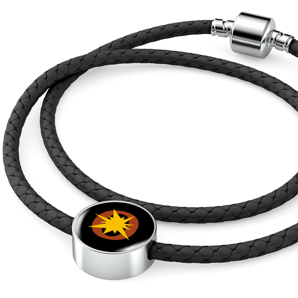 LiVit BOLD Woven Double-Braided Real Leather Charm Bracelet - BOLDERme Collection - LiVit BOLD