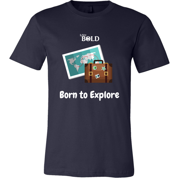 LiVit BOLD Canvas Men's Shirt - Born to Explore - LiVit BOLD