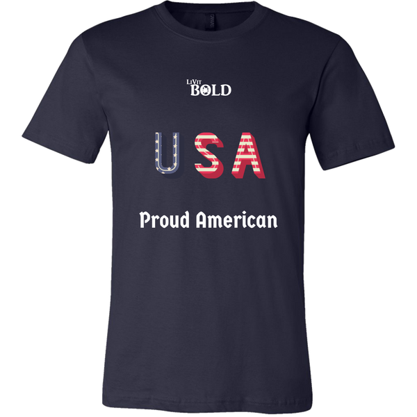 LiVit BOLD Canvas Men's Shirt - Proud American - LiVit BOLD