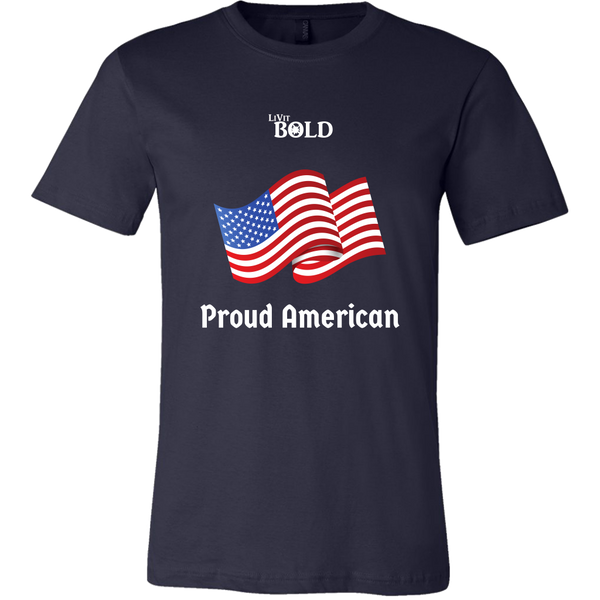 LiVit BOLD Canvas Men's Shirt - Proud American - LiVit BOLD