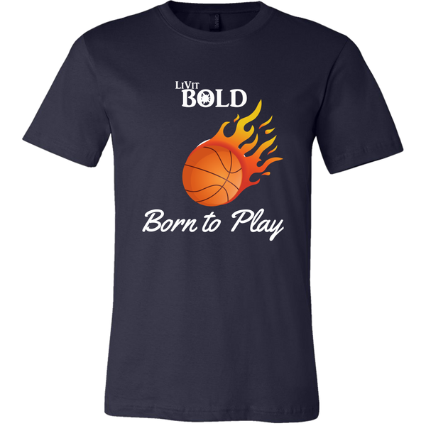 LiVit BOLD Men's - Born to Play - Shirt - Basketball Collection - LiVit BOLD
