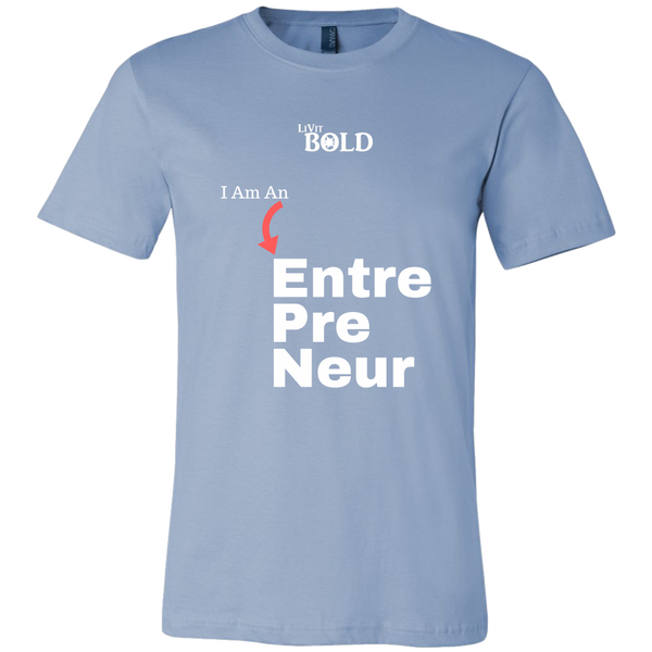 LiVit BOLD Canvas Men's Shirt - I am an Entrepreneur - LiVit BOLD