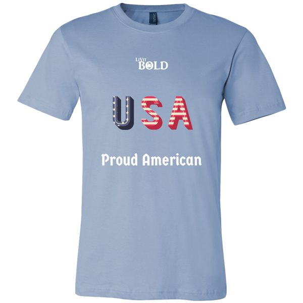 LiVit BOLD Canvas Men's Shirt - Proud American - LiVit BOLD