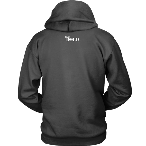 CONFIDENT Front and Back Print Unisex Hoodie - 12 Colors - LiVit BOLD - LiVit BOLD