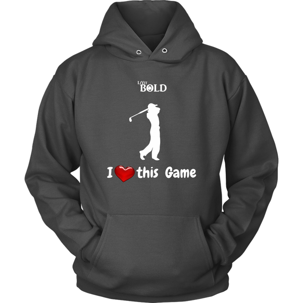 LiVit BOLD Hoodie - I Heart this Game - Golf - LiVit BOLD