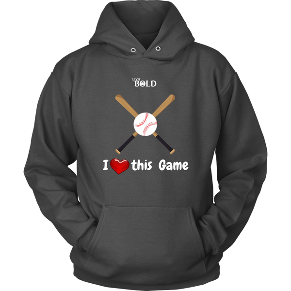 LiVit BOLD Men & Women Hoodie --- I Heart This Game - LiVit BOLD