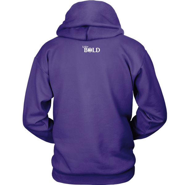 CONFIDENT Front and Back Print Unisex Hoodie - 12 Colors - LiVit BOLD - LiVit BOLD